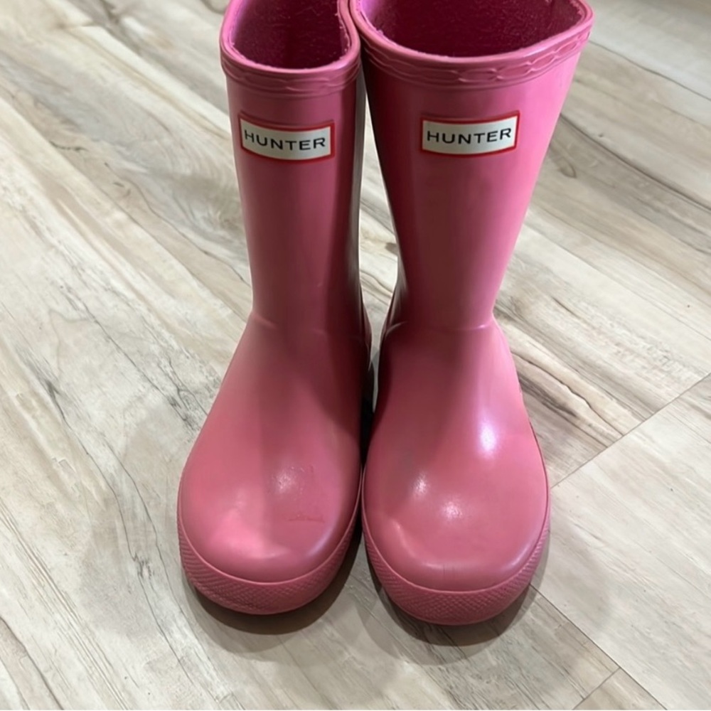 Toddler Pink hunter boots